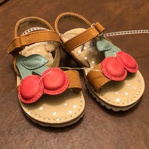NWOT Cat & jack cherry sandals